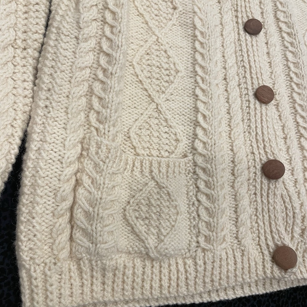 Fisherman‎ Coastal Preppy Sweater Cable Knit Heritage Layering Classic Wool READ - Picture 7 of 9